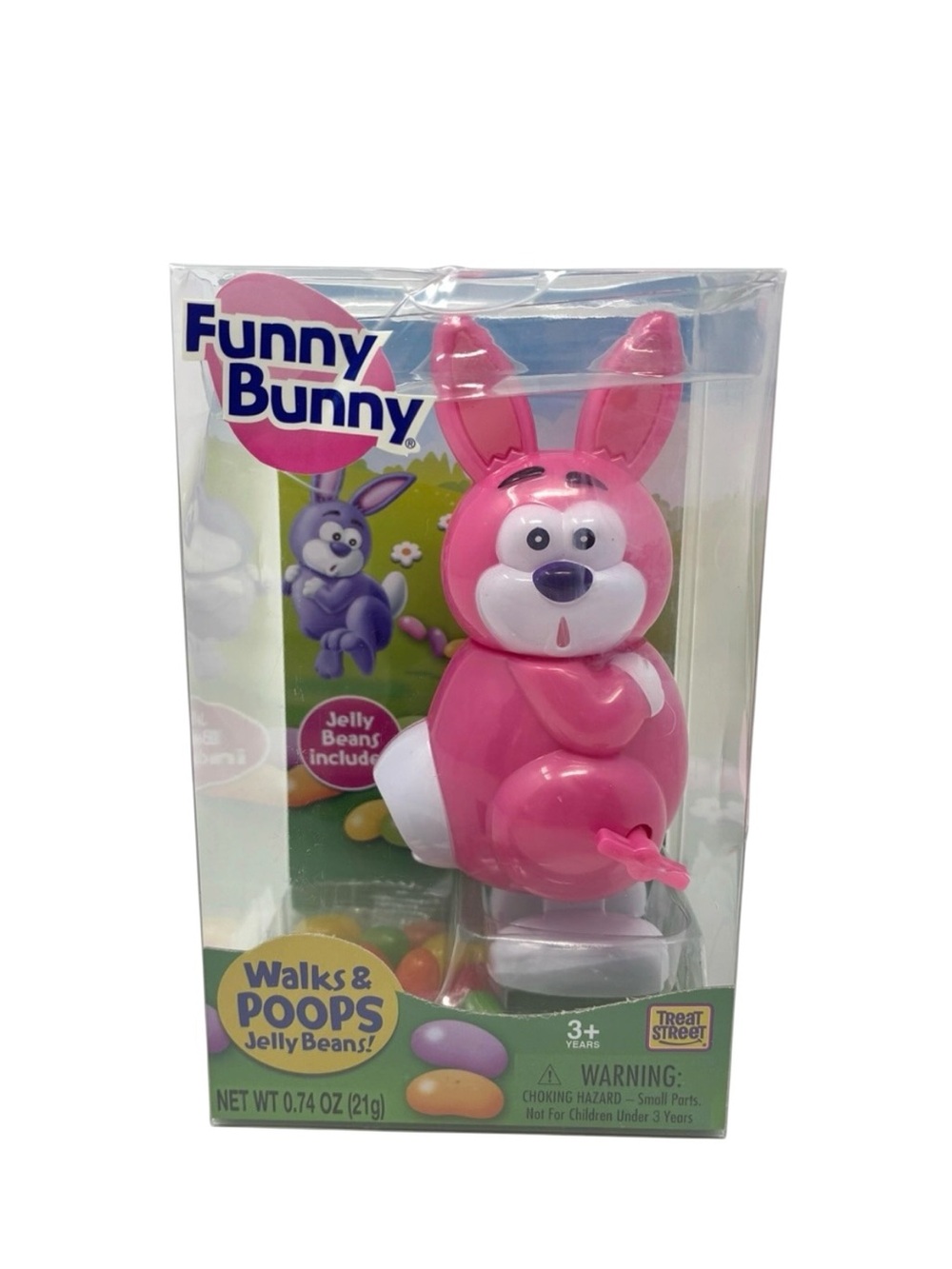 Funny Bunny - Wind Up Plastic Pooper Walks & Poops Jelly Beans by Treat Street